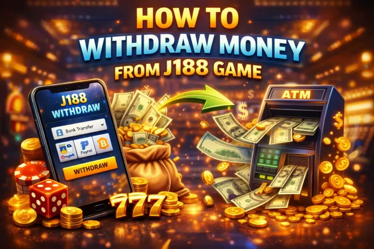 How to withdraw money from j188 game